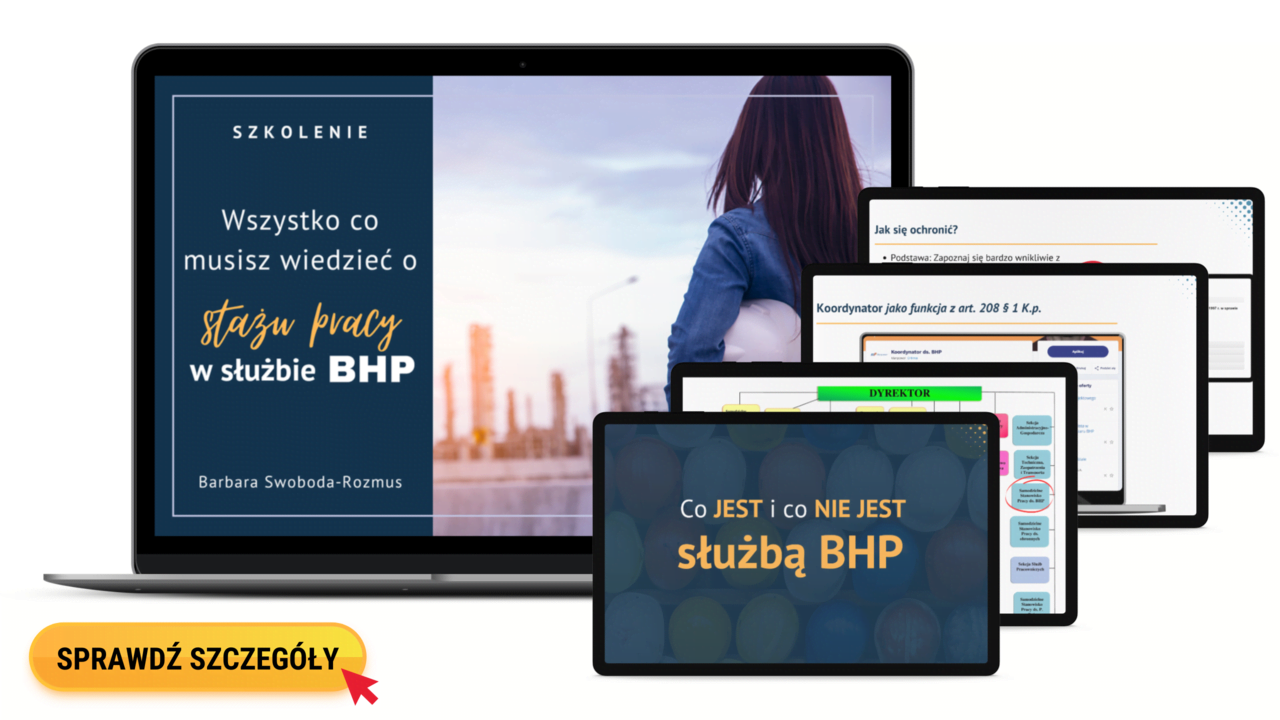 Nazwy stanowisk a staż pracy w służbie BHP - BHP od podszewki
